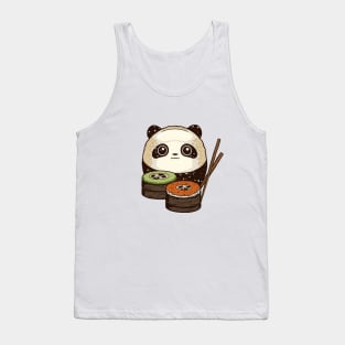 Sushi panda Tank Top